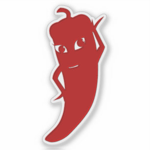 Alle Red Hot Pepper Diva Sticker