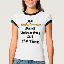 Alle regenbogen en eenhoorns