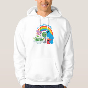 Alle regenbogen leiden naar Sesamstraat Hoodie