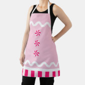 Alle roze ontbijtthema Apron Schort (Insitu)