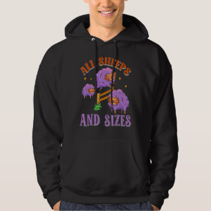 Alle schapen en maten schapen hoodie