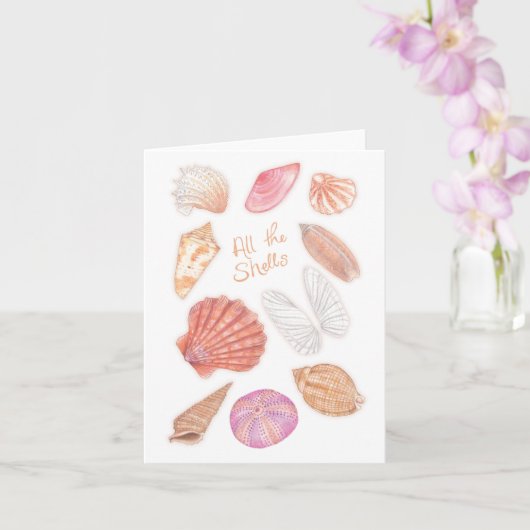 Alle schelpdieren Kaart (Orchidee)