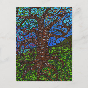 Alle seizoenbomen briefkaart