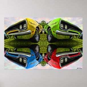 Alle smaken die je leuk vindt - 1970 Plymouth Road Poster