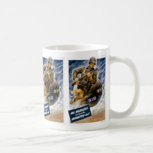 Alle soldaten kunnen niet in de infanterie zijn koffiemok