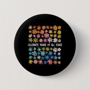 Alle soorten gedenkbeelden vieren ronde button 5,7 cm