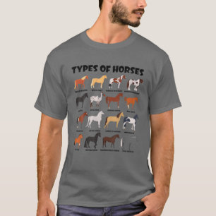 Alle soorten paardenfokkerij t-shirt