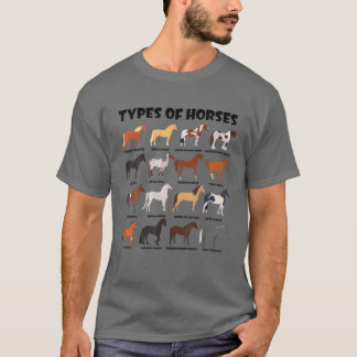 Alle soorten paardenfokkerij t-shirt