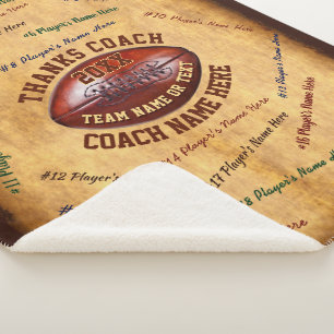 Alle speler, Team, de Blanket van het Football van Sherpa Deken