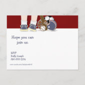 Alle Sport Verjaardag Uitnodiging Sjabloon (Achterkant)