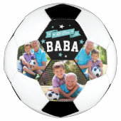 Alle Star Baba | Aangepaste foto op opa Voetbal (Voorkant)