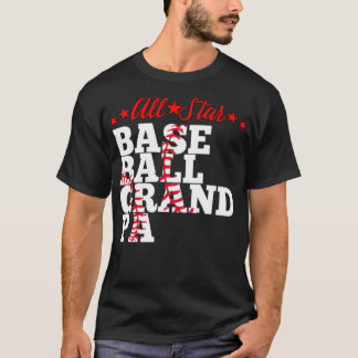 Alle Star Baseball Grandpa Baseball amrican T-shirt