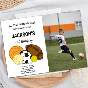 Alle Star Birthday Bash Sportuitzendingen foto Kaart