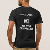 Alle Star Chiropractor persoonlijke T-Shirt (Achterkant)