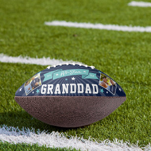 Alle Star Granddad   Aangepaste foto op opa American Football