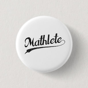 Alle Star Mathlete Wiskunde Athlete Ronde Button 3,2 Cm