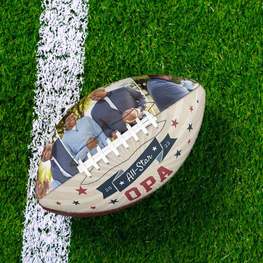 Alle Star Opa | Aangepaste foto op opa American Football