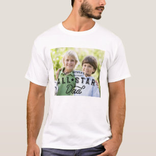 Alle Star Pap   Happy Vaderdag Full Photo T-shirt