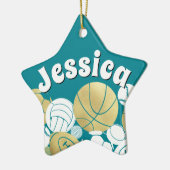 Alle Star-poorten Keramisch Ornament (Links)