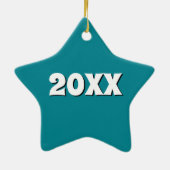 Alle Star-poorten Keramisch Ornament (Achterkant)