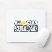 Alle Star Softball Coach Muismat (Met muis)