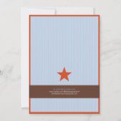 Alle Star Sport Baby shower Uitnodiging (Achterkant)