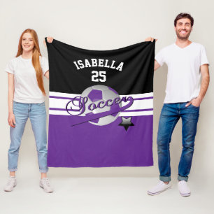 Alle sterren Paarse Fleece Deken