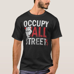 Alle straten bezetten op Shirt