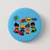 Alle superhelden ronde button 5,7 cm (Voorkant)