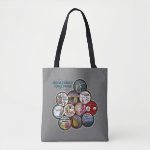 Alle symfonieButtonnen Middelgroot Tas