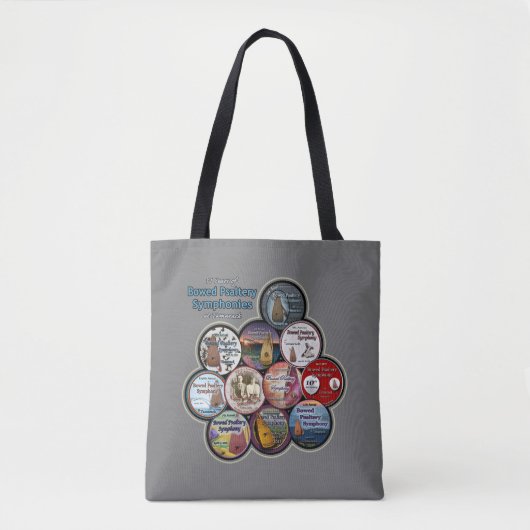 Alle symfonieButtonnen Middelgroot Tas (Voorkant)