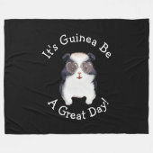 ALLE TEKST wijzigen - Guinee wordt een geweldige d Fleece Deken (Voorkant (Horizontaal))