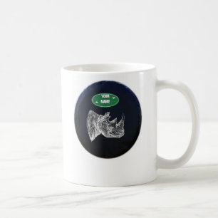 Alle Terrain Rhino-Mok. Gepersonaliseerd Koffiemok