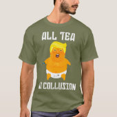 Alle thee Geen Collusie Grappige Drag Koningin Pol T-shirt (Voorkant)