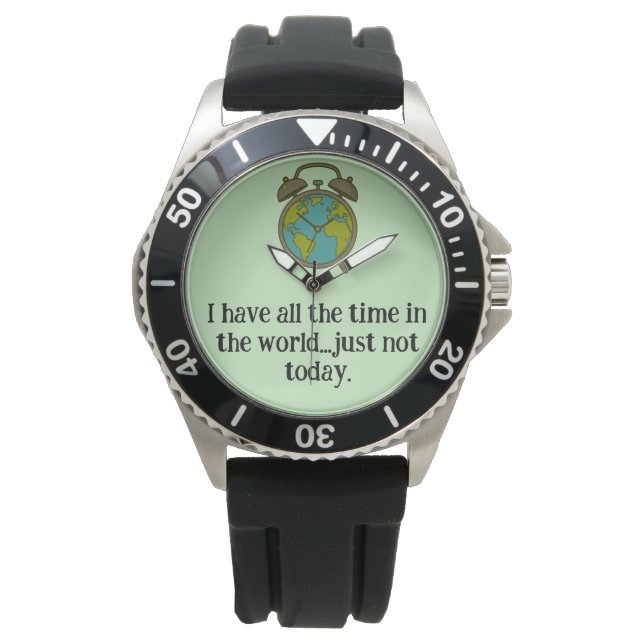 "Alle tijd van de wereld" Horloge (Voorkant)