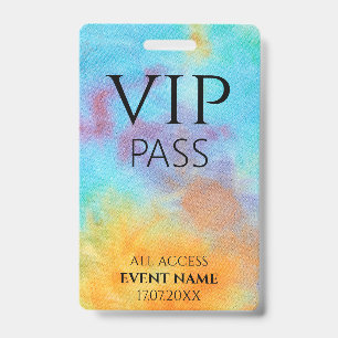 Alle-toegangspas logo vip evenement id badge