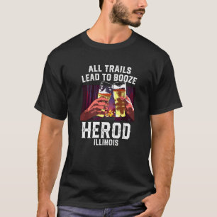 Alle trajecten leiden tot de Booze Herod Camping I T-shirt