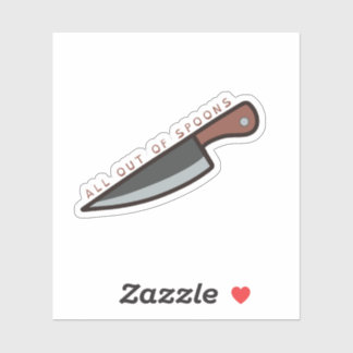 Alle uit lepels Sticker
