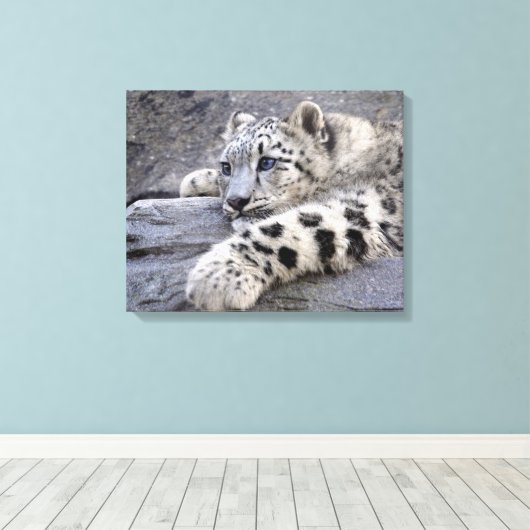 Alle uitgespeeld verpakt canvas print (Insitu (Houten vloer))