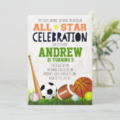 Alle Uitnodiging van de Dagen van de Sport van de  (Staand voorkant)