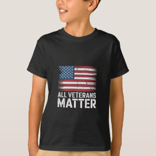 Alle Veteran Matter Amerikaanse 4 juli Patriottisc T-shirt