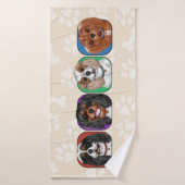 Alle vier Cavalier King Charles, Cute   Badhanddoek (Badhanddoek)