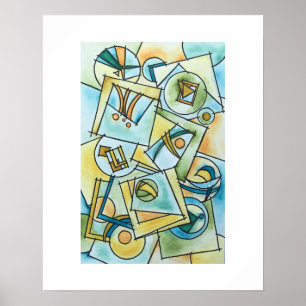 Alle Vormen En Maten-Moderne Bauhaus Geometrische Poster