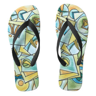 Alle Vormen en Maten-Moderne Bauhaus Geometrische Teenslippers