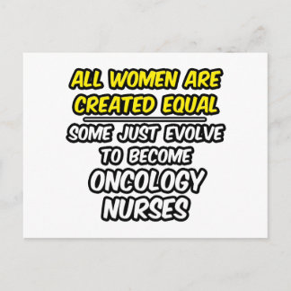 Alle vrouwen worden gelijk Creëer...oncologieverpl Briefkaart
