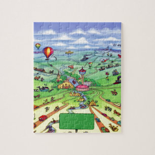 Alle wegen leiden naar San Antonio Texas Legpuzzel