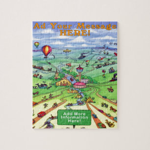 Alle wegen leiden naar San Antonio Texas Legpuzzel