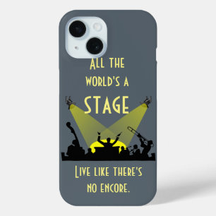 Alle wereld is een podium Inspirerende quote