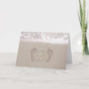 Alle wil ik want Kerstmis Mijn Tenen in het Zand Feestdagen Kaart