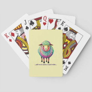 Alle Wol en een Yard Wide Pokerkaarten